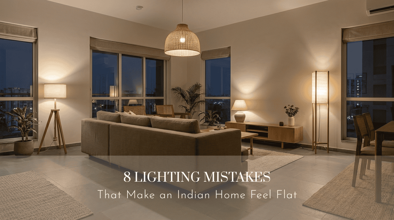 8 Lighting Mistakes That Make an Indian Home Feel Flat