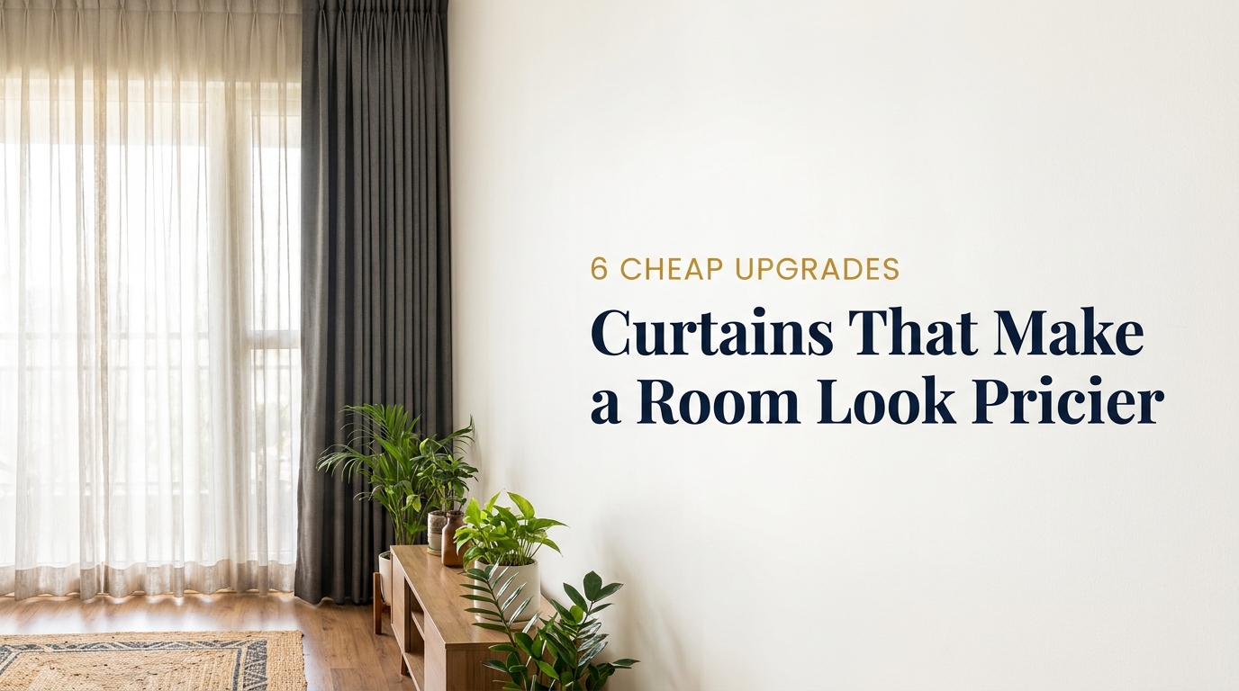 6 Curtain Swaps That Make a Room Look Twice as Expensive