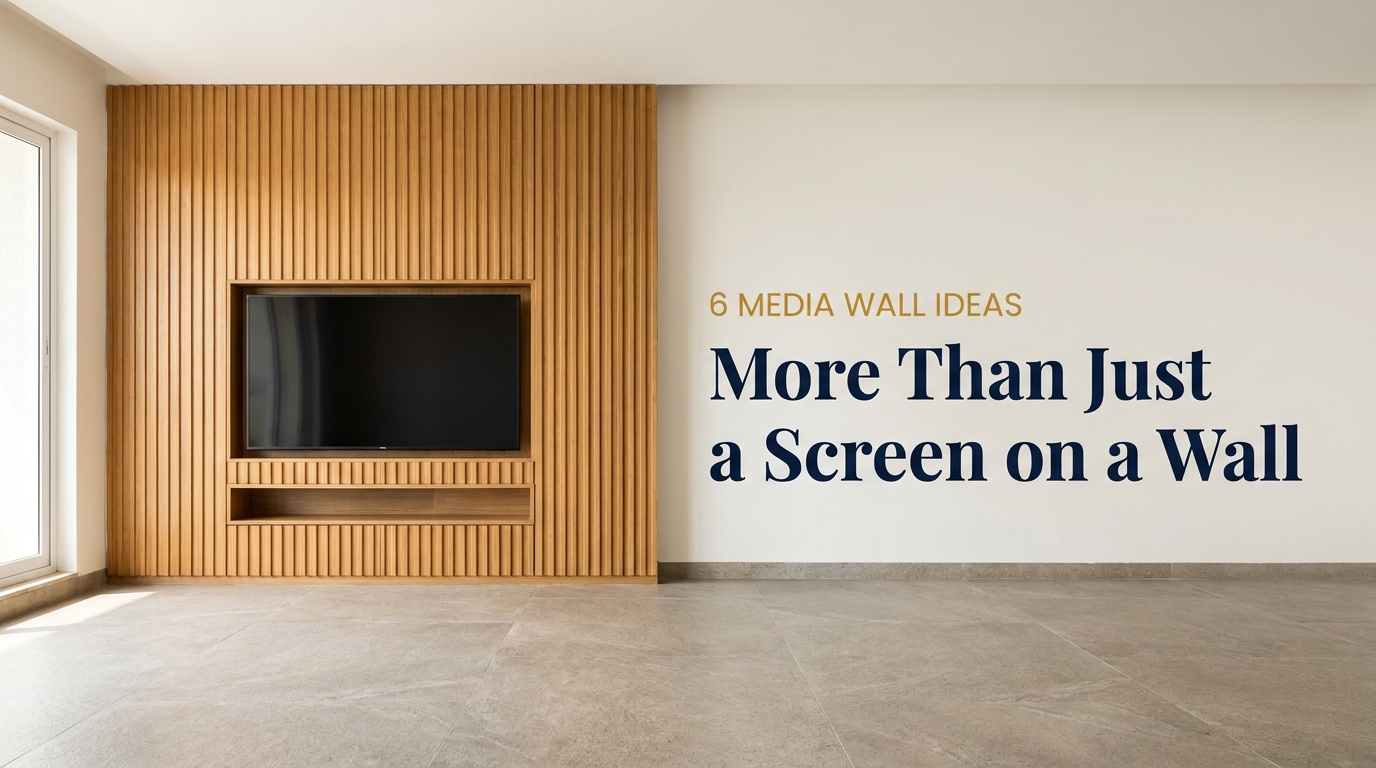 6 TV Unit and Media Wall Ideas That Aren't Just a Console and a Screen