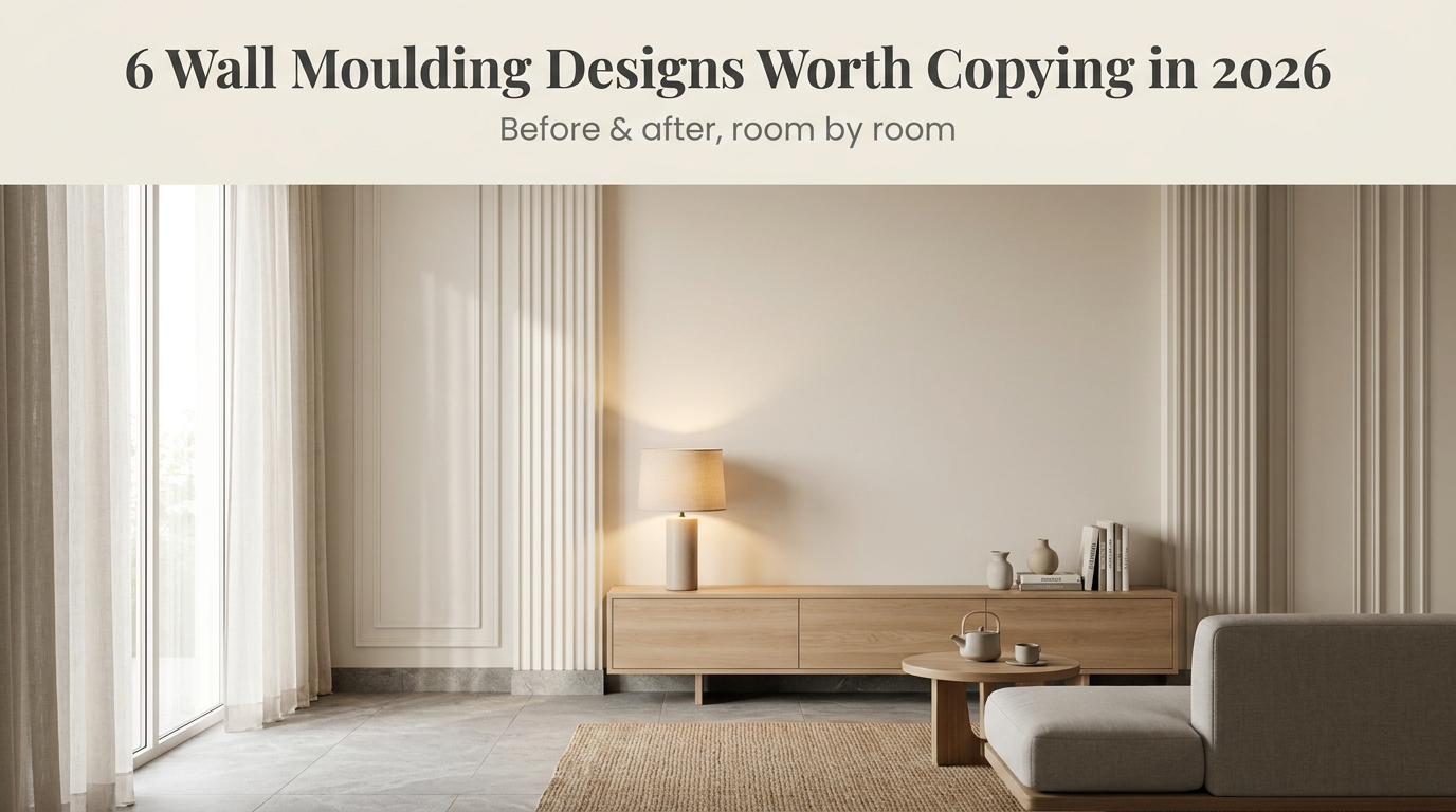 6 Wall Moulding Designs That Change a Room