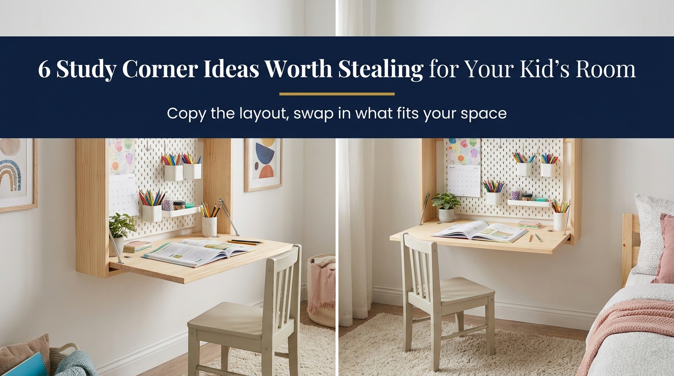 6 Study Corner Ideas Worth Stealing for Your Kid's Room