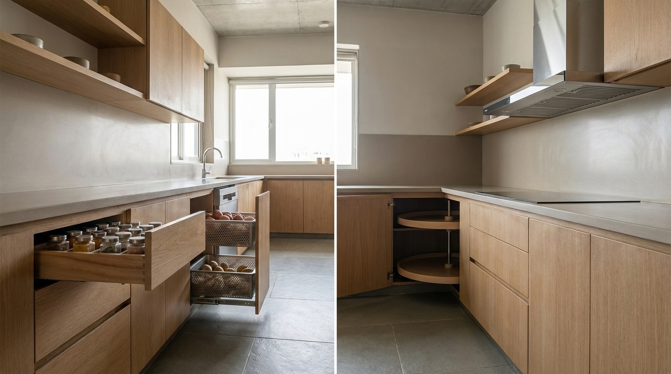 8 Kitchen Storage Ideas That Actually Work for Indian Cooking
