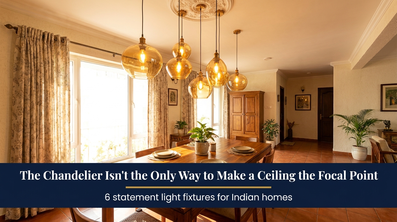The Chandelier Isn't the Only Way to Make a Ceiling the Focal Point