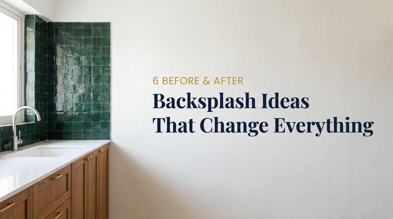 6 Kitchen Backsplash Transformations, Before & After