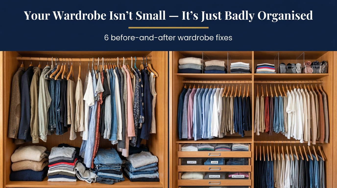 Your Wardrobe Isn't Small — It's Just Badly Organised