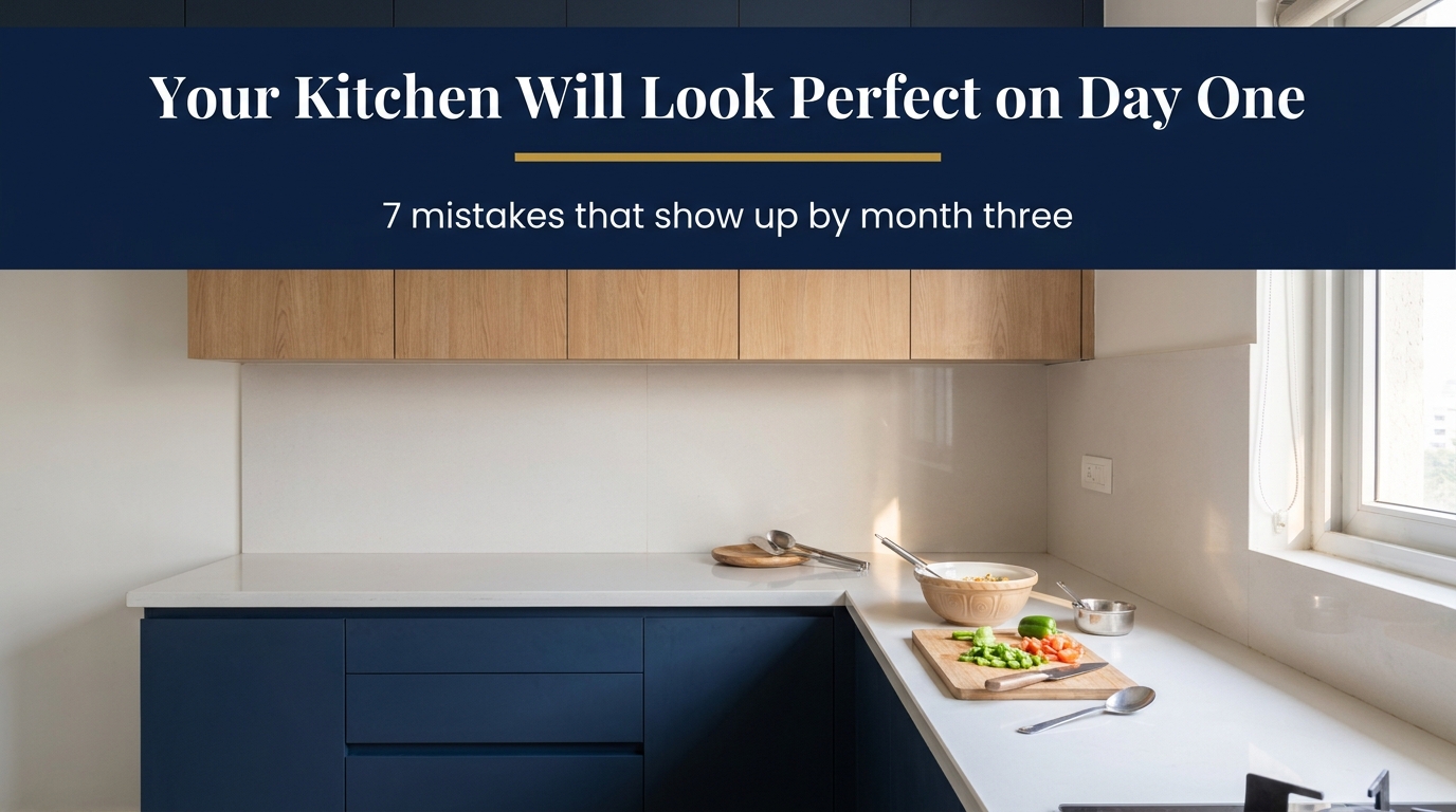 Your Modular Kitchen Will Look Perfect on Day One — Here's What Goes Wrong by Month Three