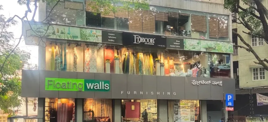 Floating Walls Furnishing Store – Jayanagar — interior design portfolio in Bengaluru