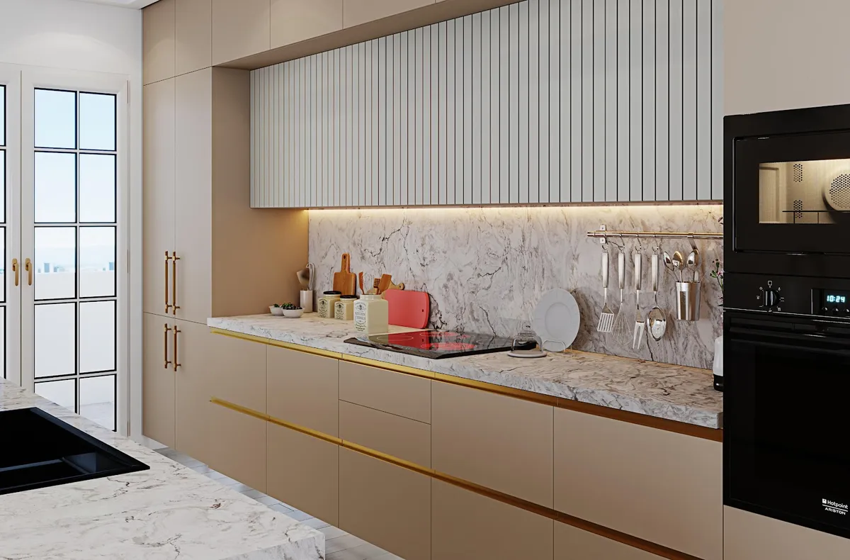 Pearl Inc - Sleek Studio - Modular Kitchen, Cabinets, Wardrobe and Fitted Furniture project 2