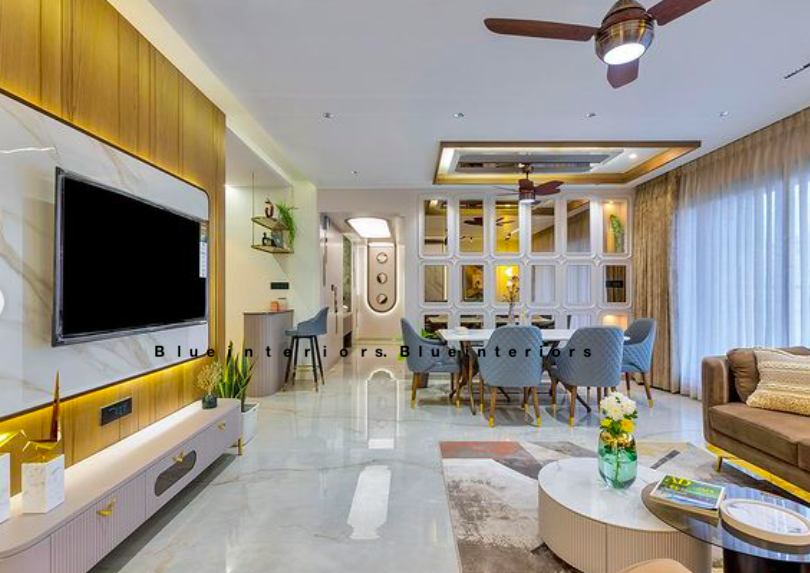 Blue Interiors project