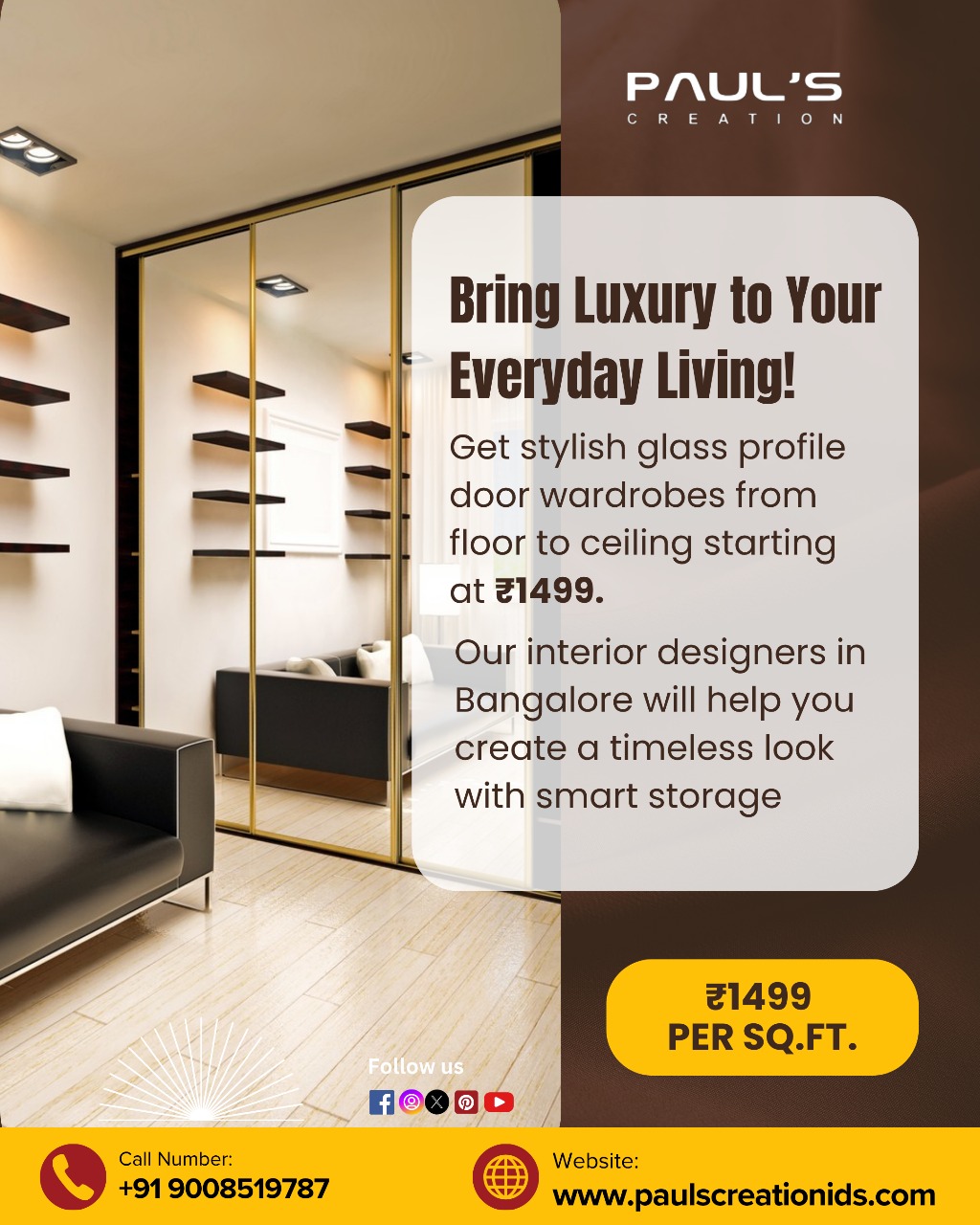 Paul's Creation Interior Design Studio - Best Interior Designers in Bangalore project