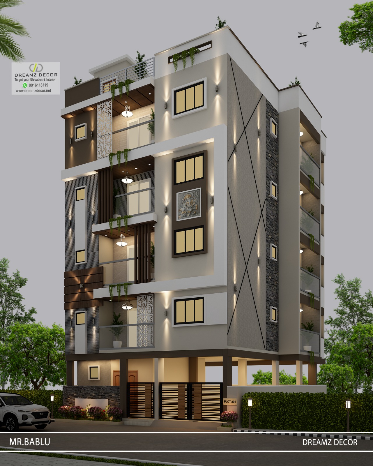 3D Dreamz Decor - 2D Plan - 3D Elevation - 3D Exterior Design - 3D Interior Design project