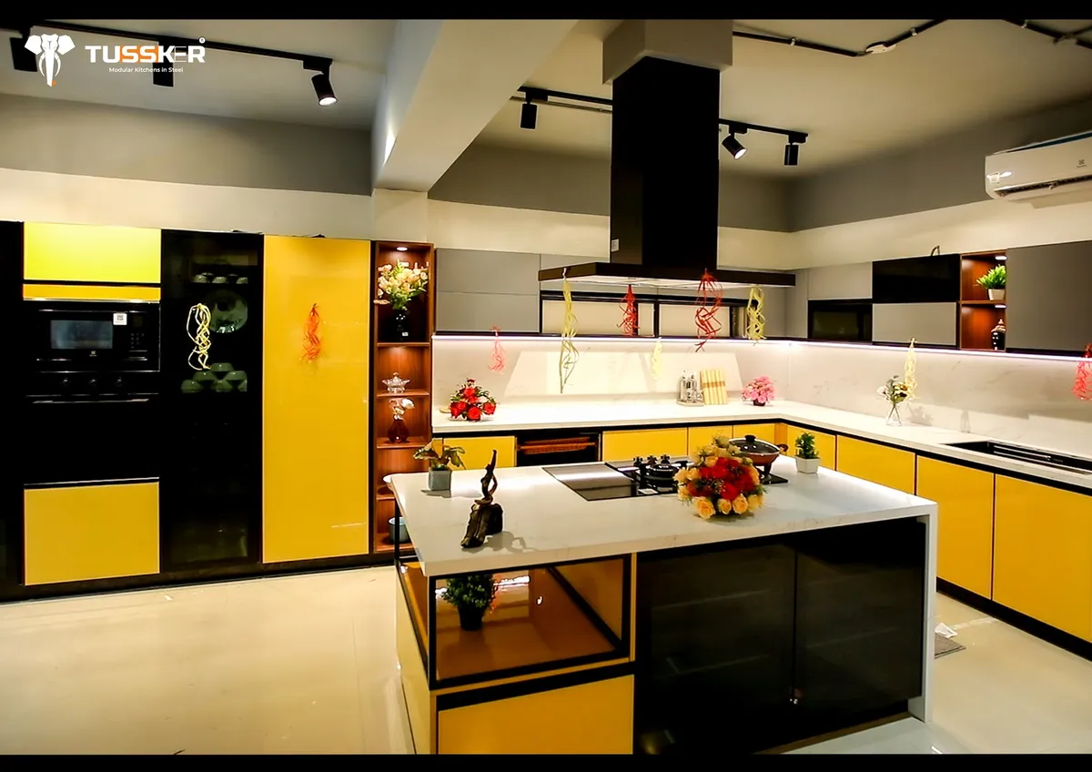 Tusker Kitchens - Whitefield, Bangalore -Stainless Steel Modular Kitchens & Wardrobes project 1