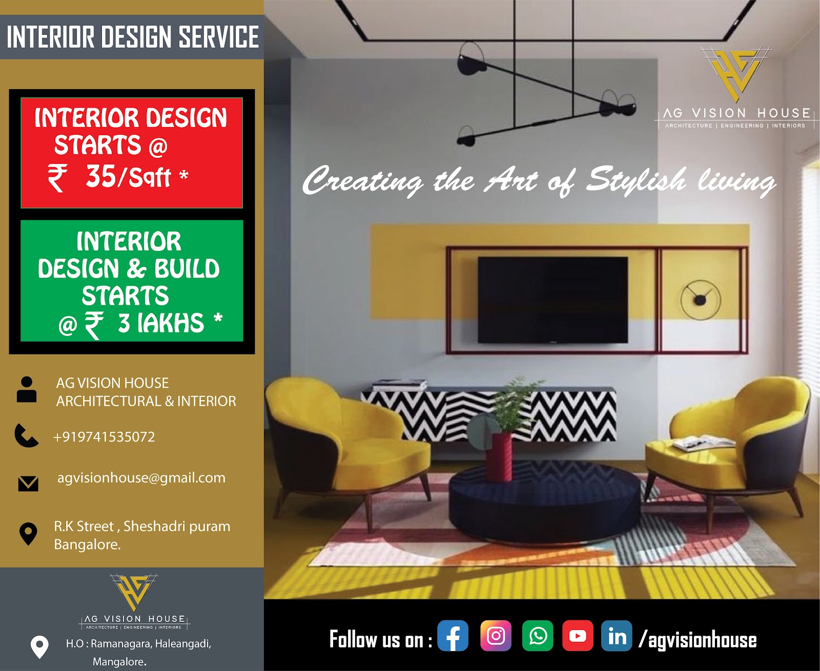 AG VISION HOUSE Architectural & Interior project