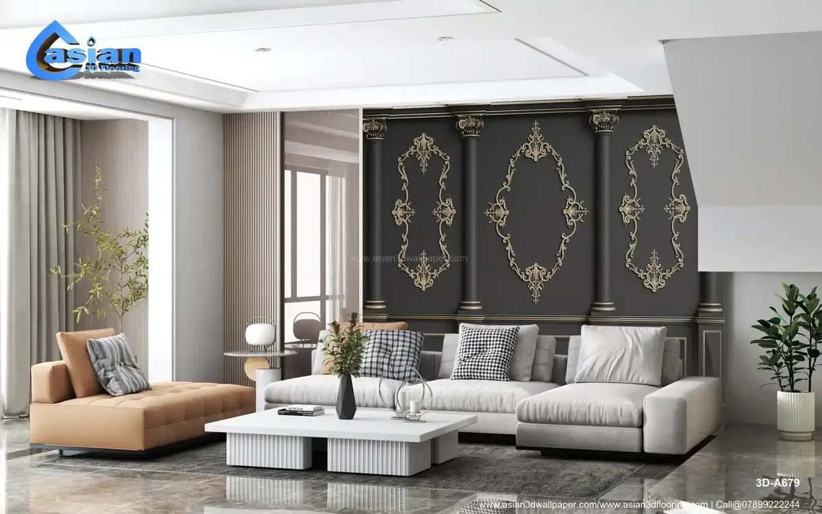 ASIAN 3D FLOORING & 3D WALLPAPER project 1