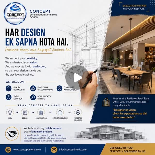 Concept Interio & Decorators on Instagram