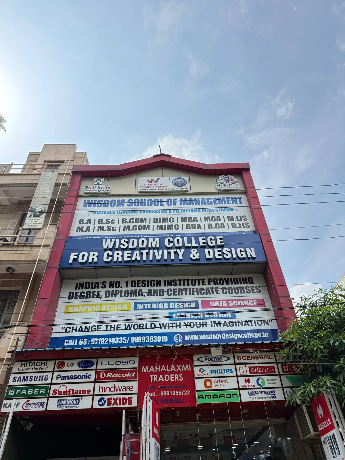 Wisdom College for Creativity and Design, vaishali Ghaziabad — interior design portfolio in Ghaziabad