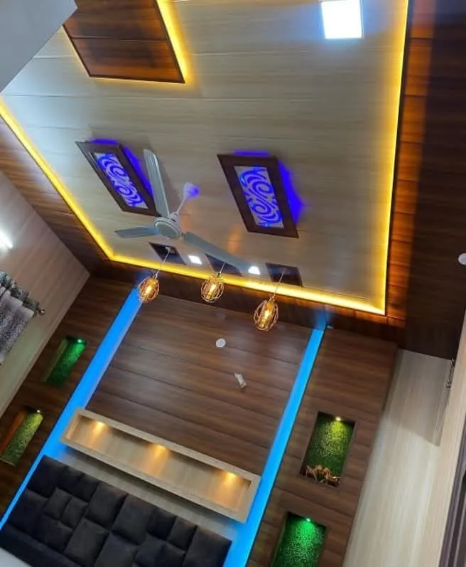 SHREE JEE INTERIOR DESIGN - Best wallpaper and PVC panel WPC Panel Flooring frosted filmshop in Vasundhara Indirapuram project 3
