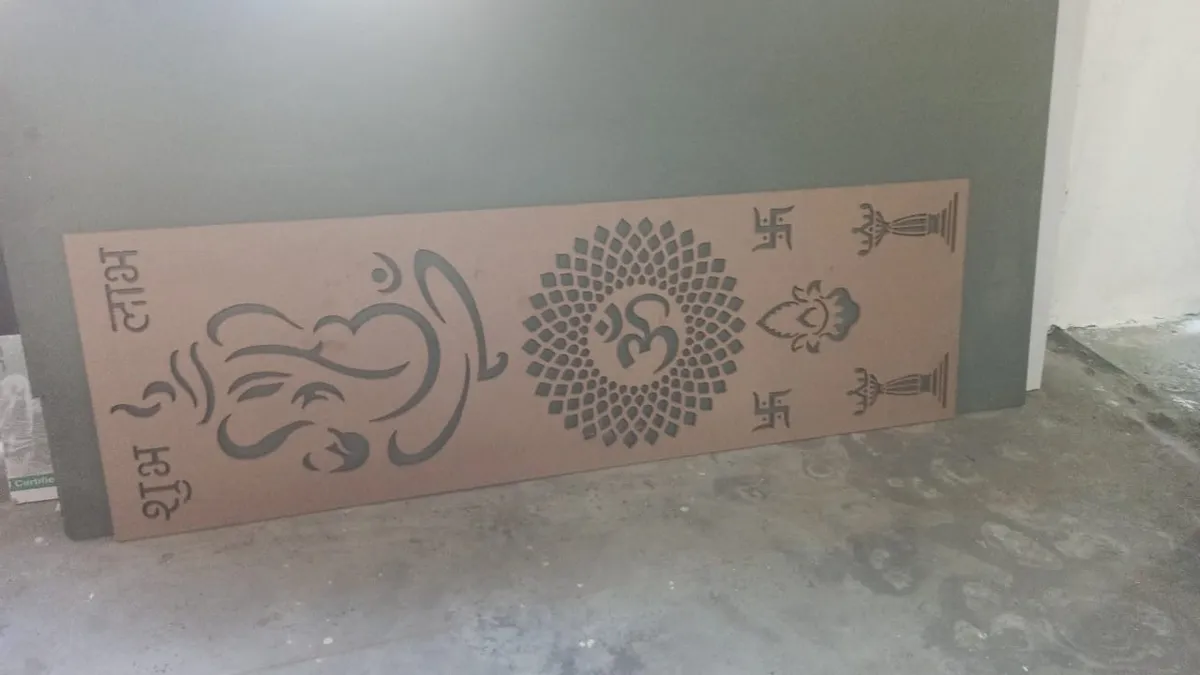 Lotus Cnc Wood Crafting project 2