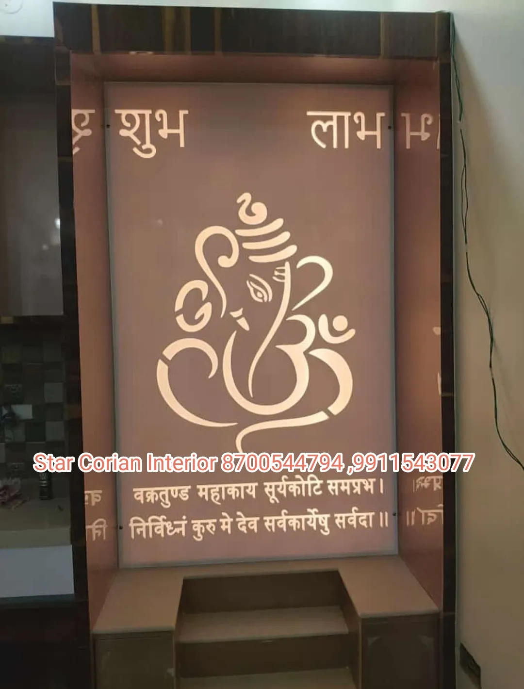 Star Corian Interior (Corian mandir design manufacturer) project 3