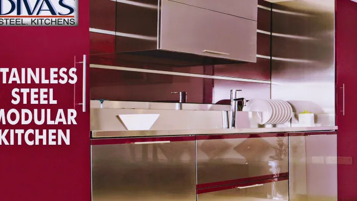 Divas Stainless Steel Modular Kitchens project 1