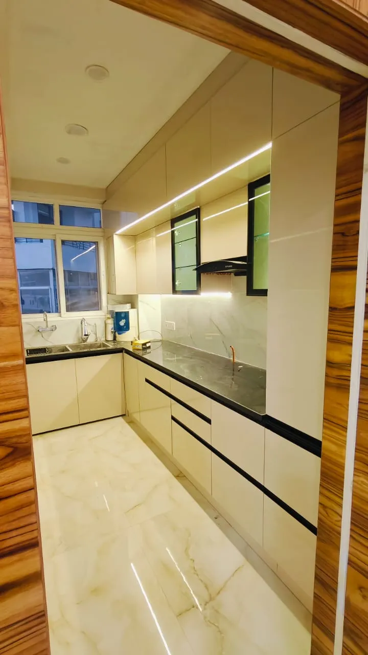 Sharma modular kitchen work and wardrobe project 2