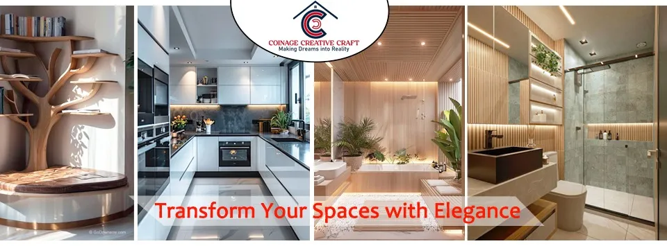 COINAGE CREATIVE CRAFT — interior design portfolio in Ghaziabad