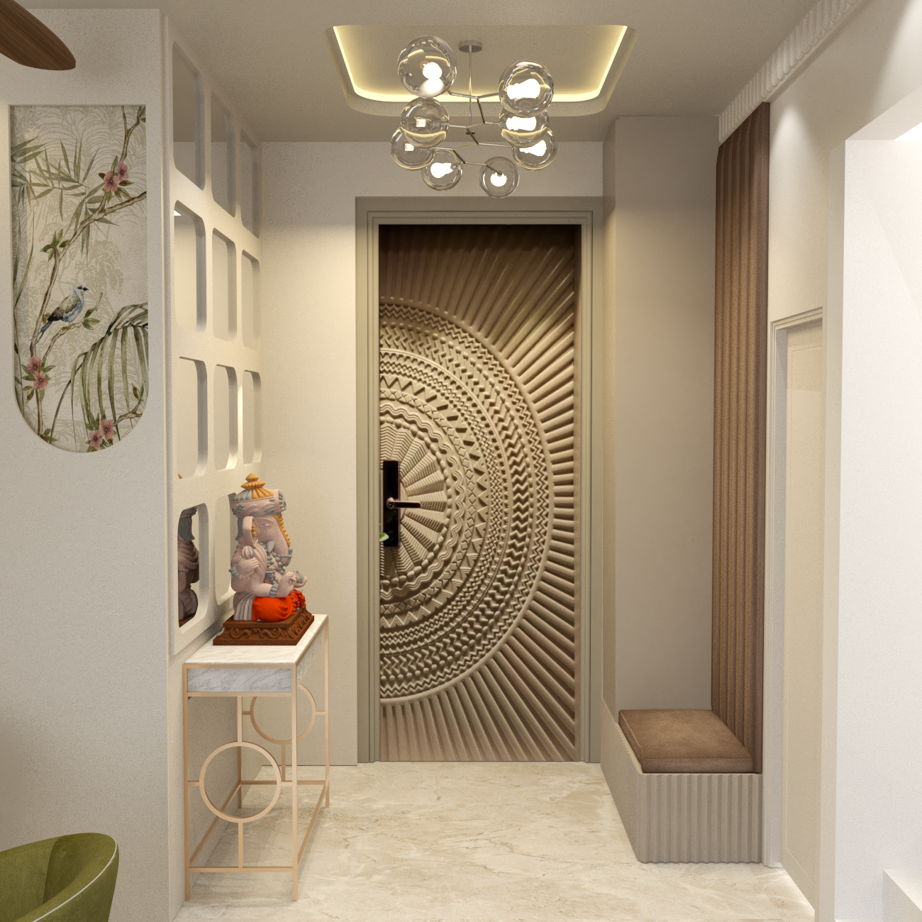 Elevated home interio
