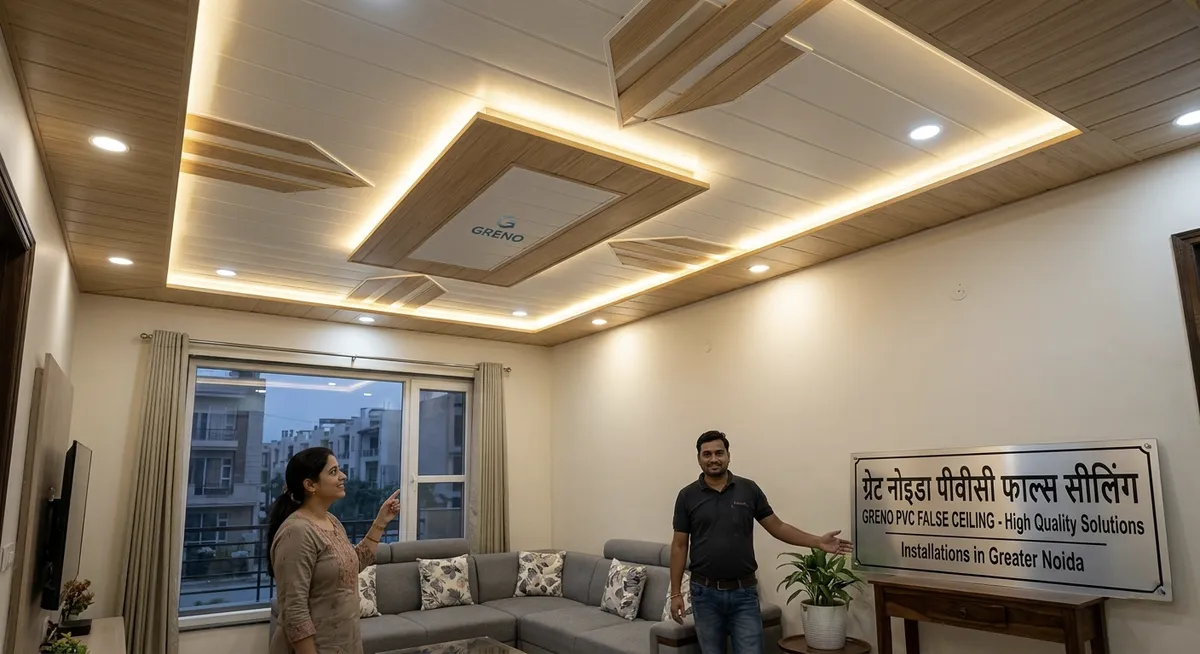 Greno Pvc False Ceiling — interior design portfolio in Greater Noida