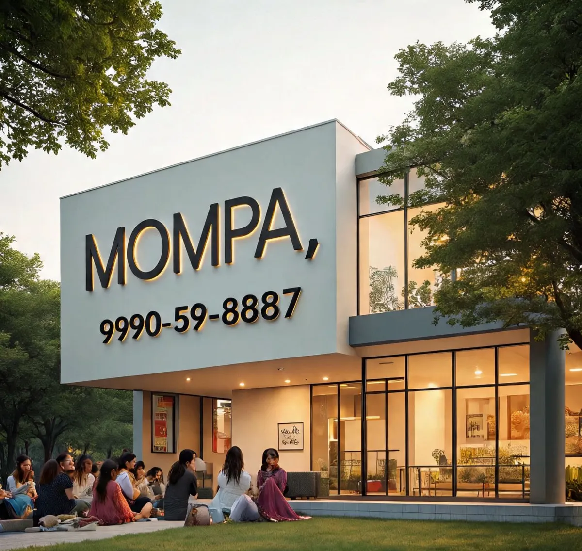 MOMPA Home PG Greater Noida — interior design portfolio in Greater Noida