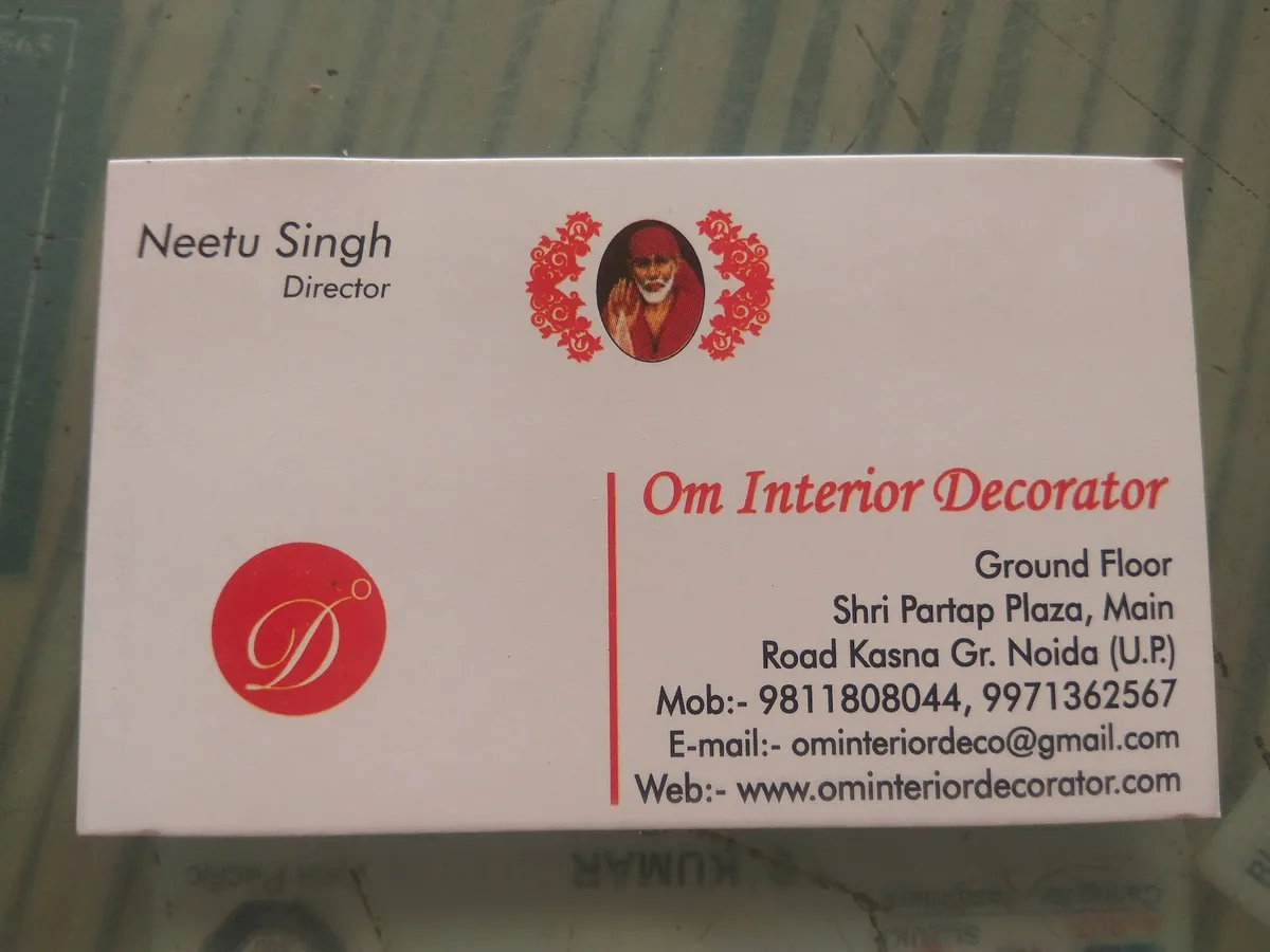 Om interior decorator project 3