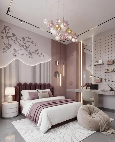 Aiza interior_modular kitchen, wardrobe, tv cabinet,wpc/pvc/charcoal panel,false ceiling — interior design portfolio in Greater Noida