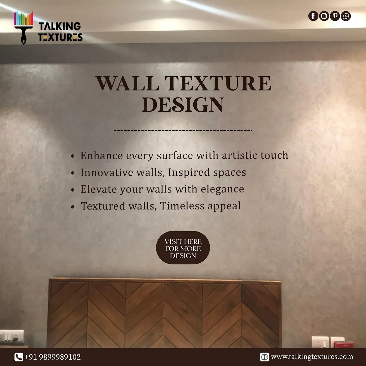 TALKING TEXTURES — interior design portfolio in Greater Noida