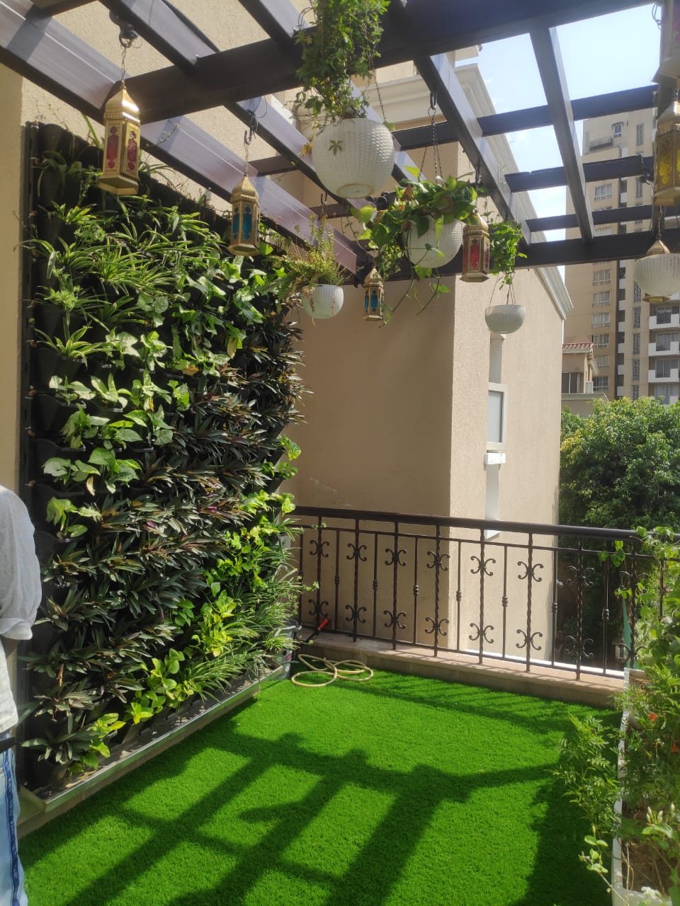 Wedecor8 | Corporate Office Interior Designers Gurgaon Delhi |Moss wall, Landscape, Vertical Garden Designer Gurgaon Del project 3