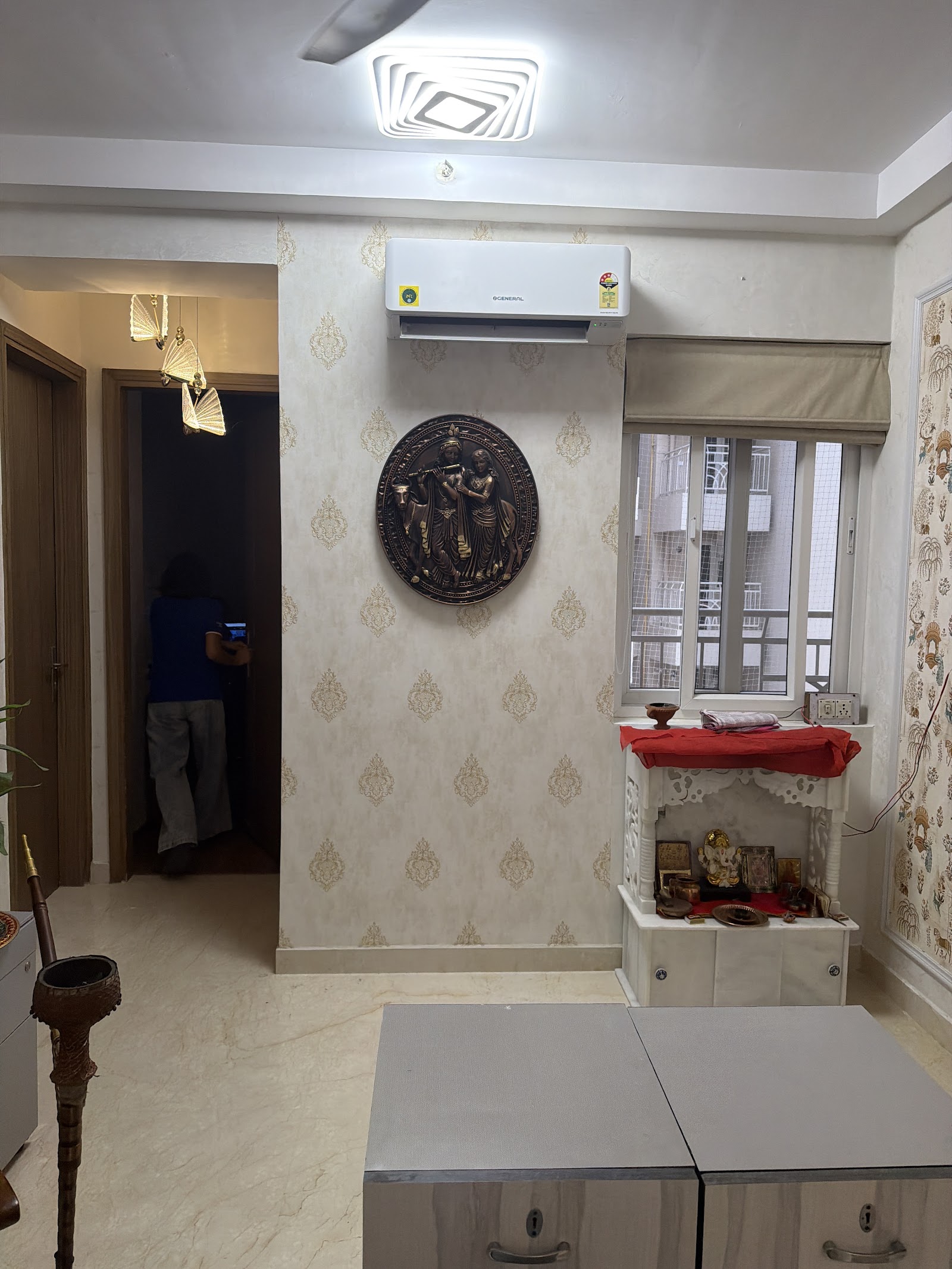 Wallpaper store in gurgaon | Window Blinds | WPC Panels|Charcoal Louvers|Home & Office Interior & Exterior cladding project 3