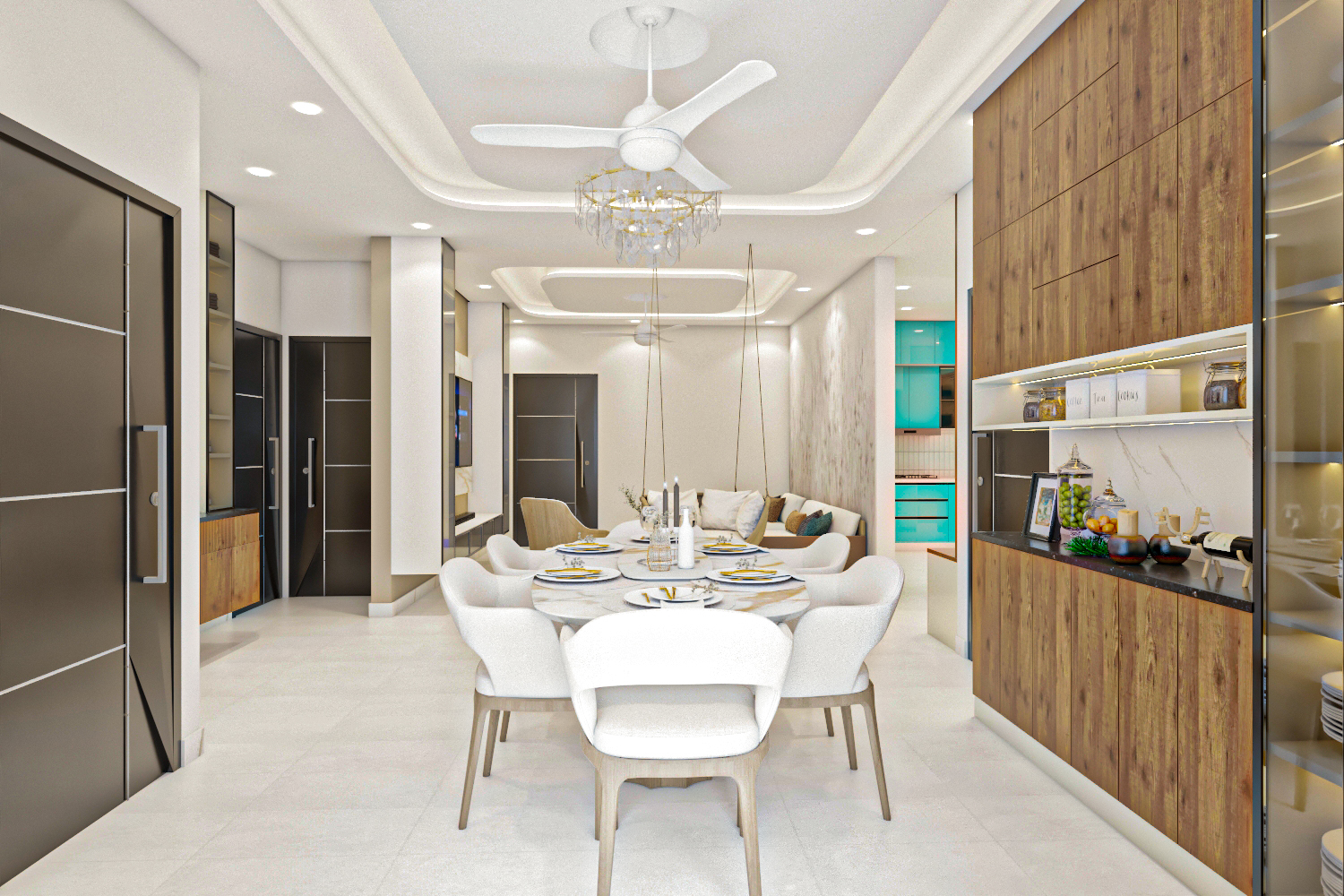 Indus Interiors Studio - M. 083848 96613 (Best Interior Designer in Gurgaon, Wallpapers) project 3