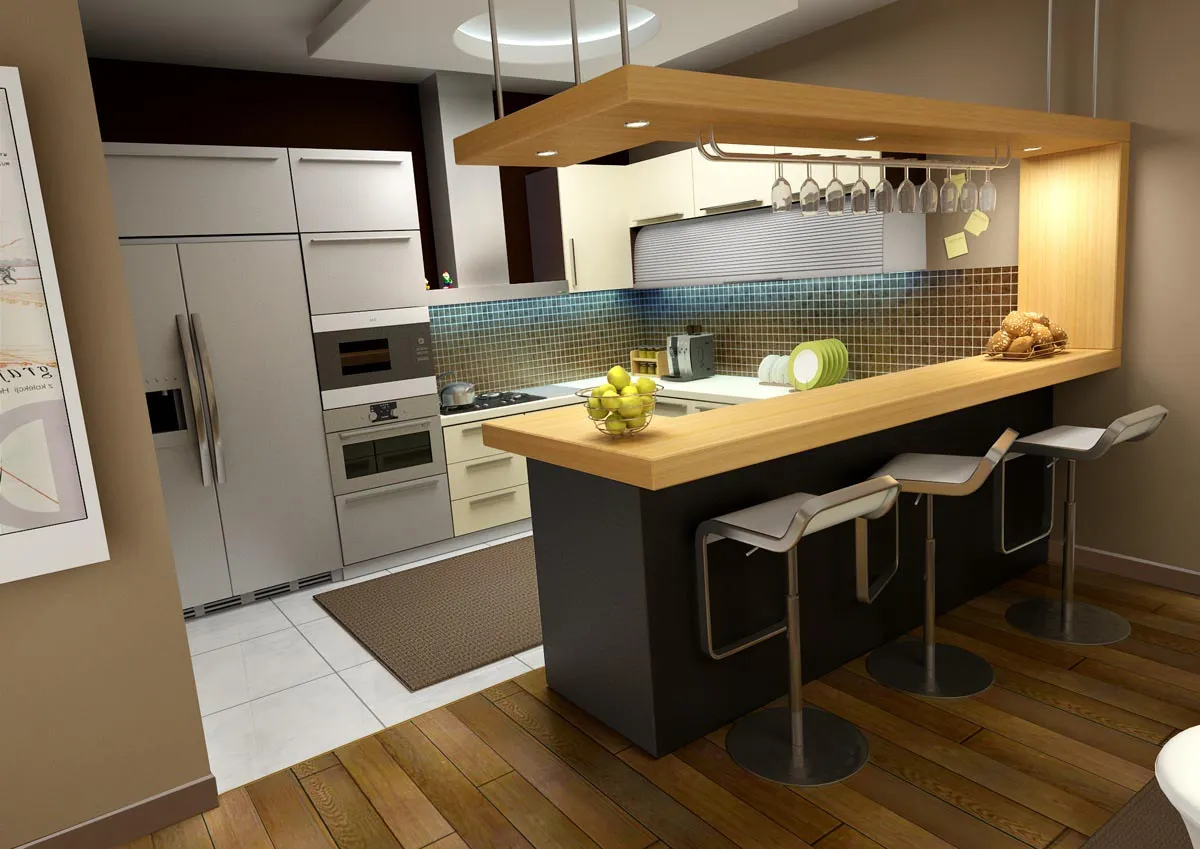 Aaica modular kitchen — interior design portfolio in Noida