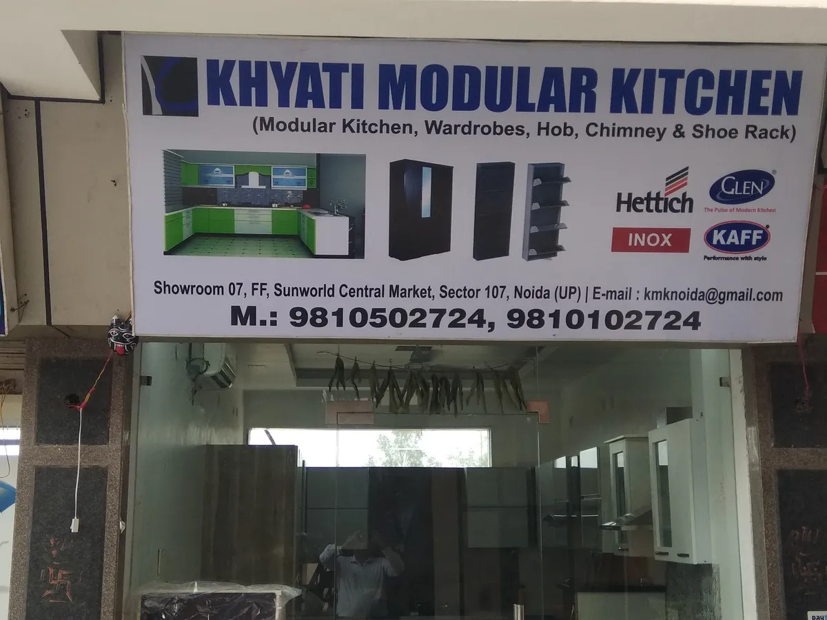 Khyati Modular Kitchen — interior design portfolio in Noida