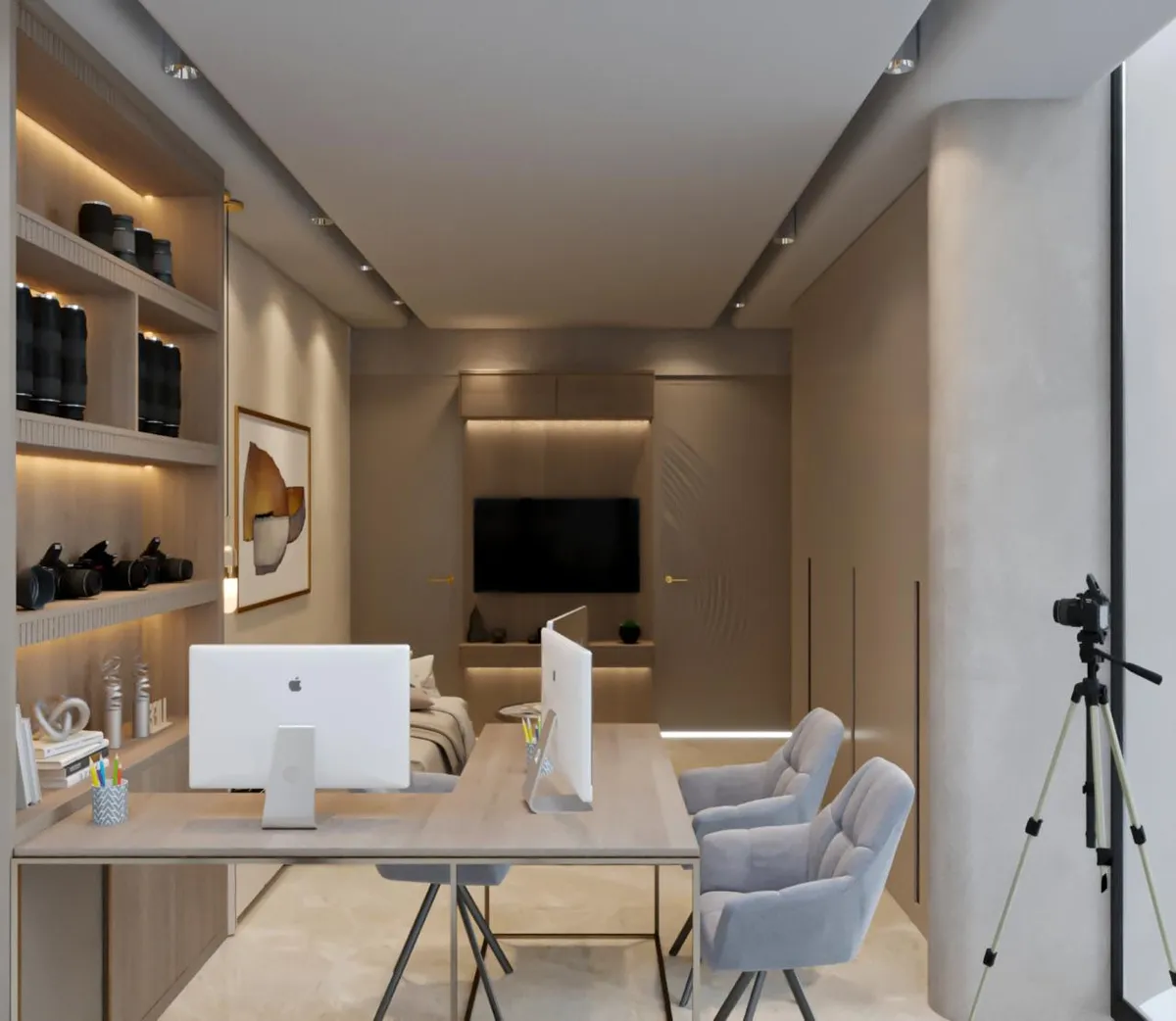Monotone Architects — interior design portfolio in Noida
