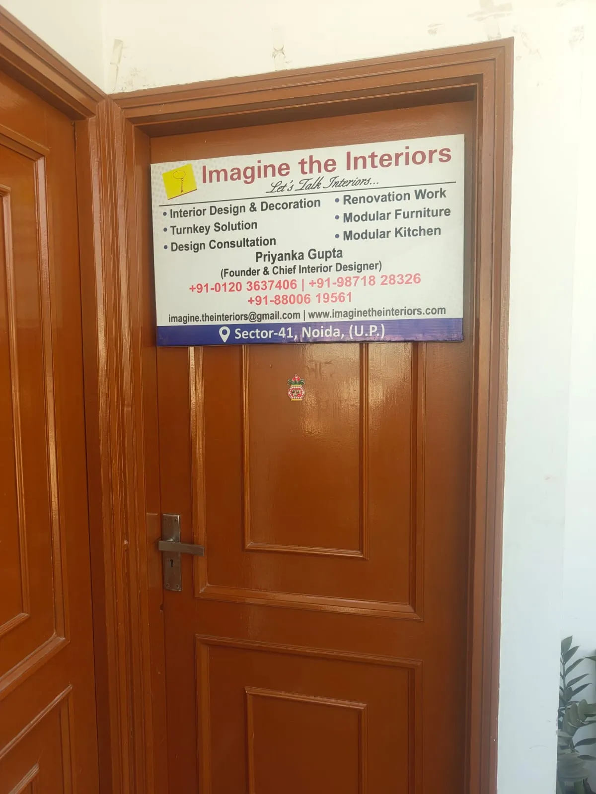 Imagine the Interiors — interior design portfolio in Noida