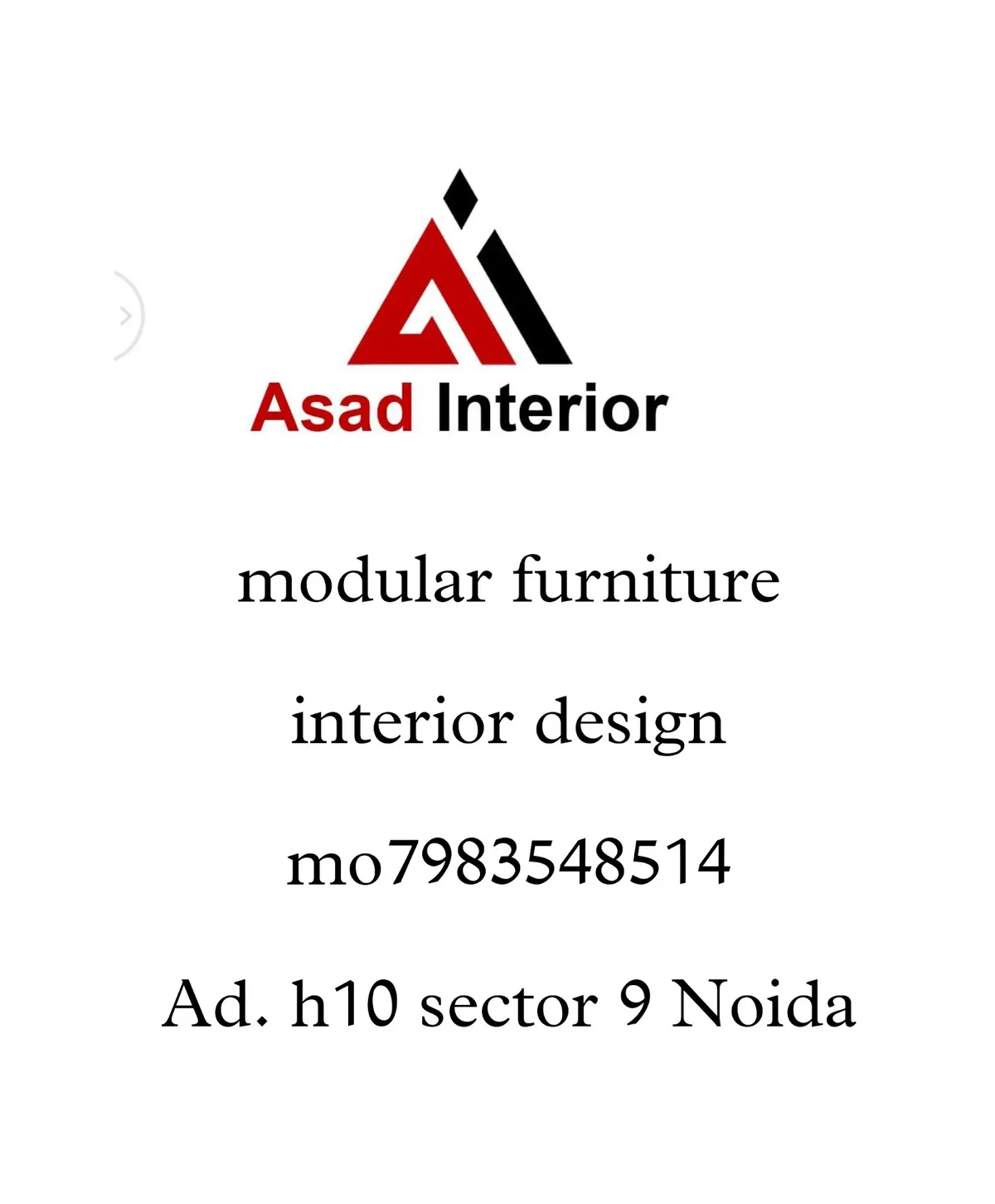 Asad interior — interior design portfolio in Noida