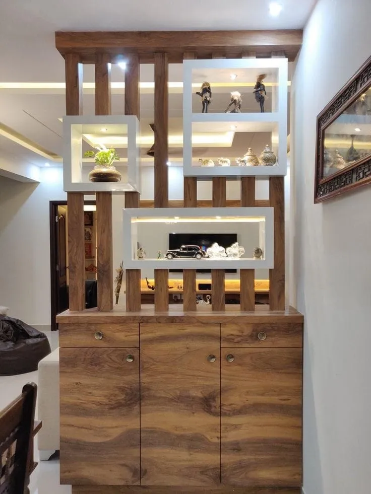 HUNAINTERIOR ENTERPRISES_wpc, pvc wall cladding panels.wardrobe,modular kitchen, gypsumCeiling, carpenter in noida project