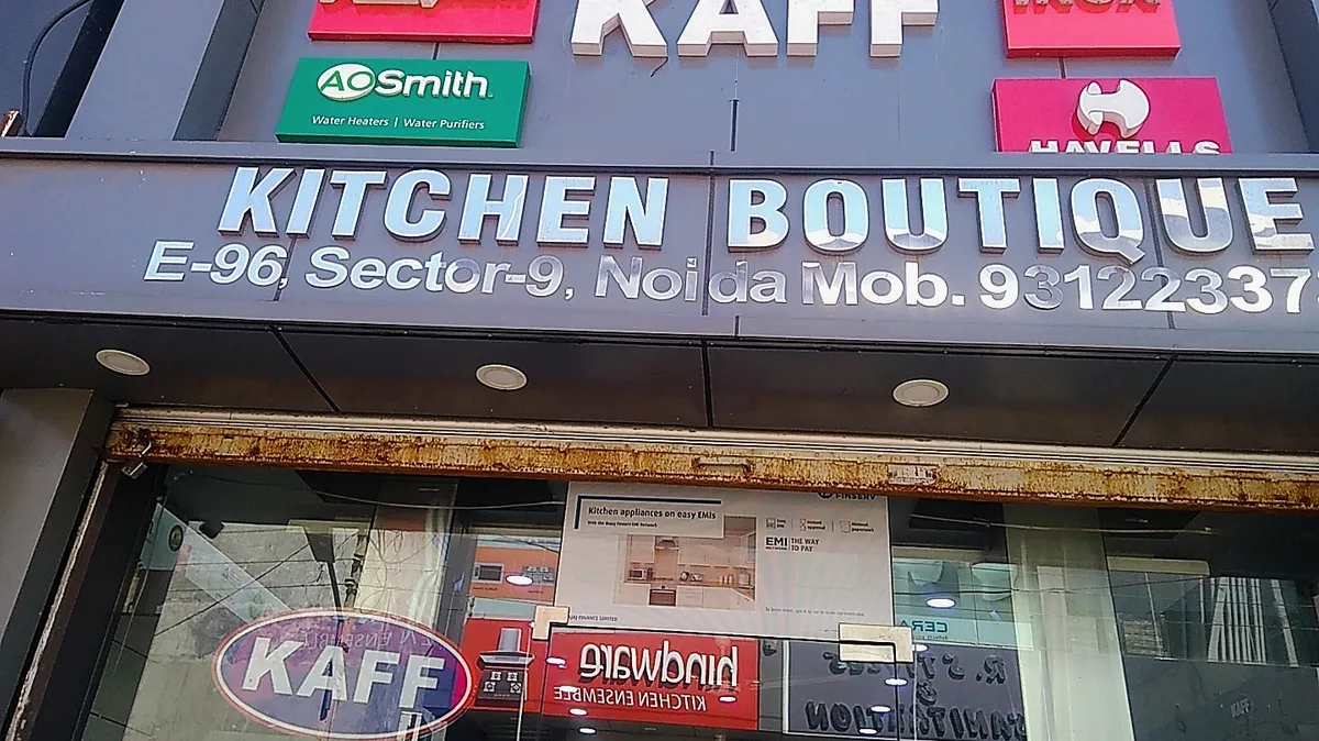 KITCHEN BOUTIQUE KAFF EXCLUSIVE GALLERY — interior design portfolio in Noida