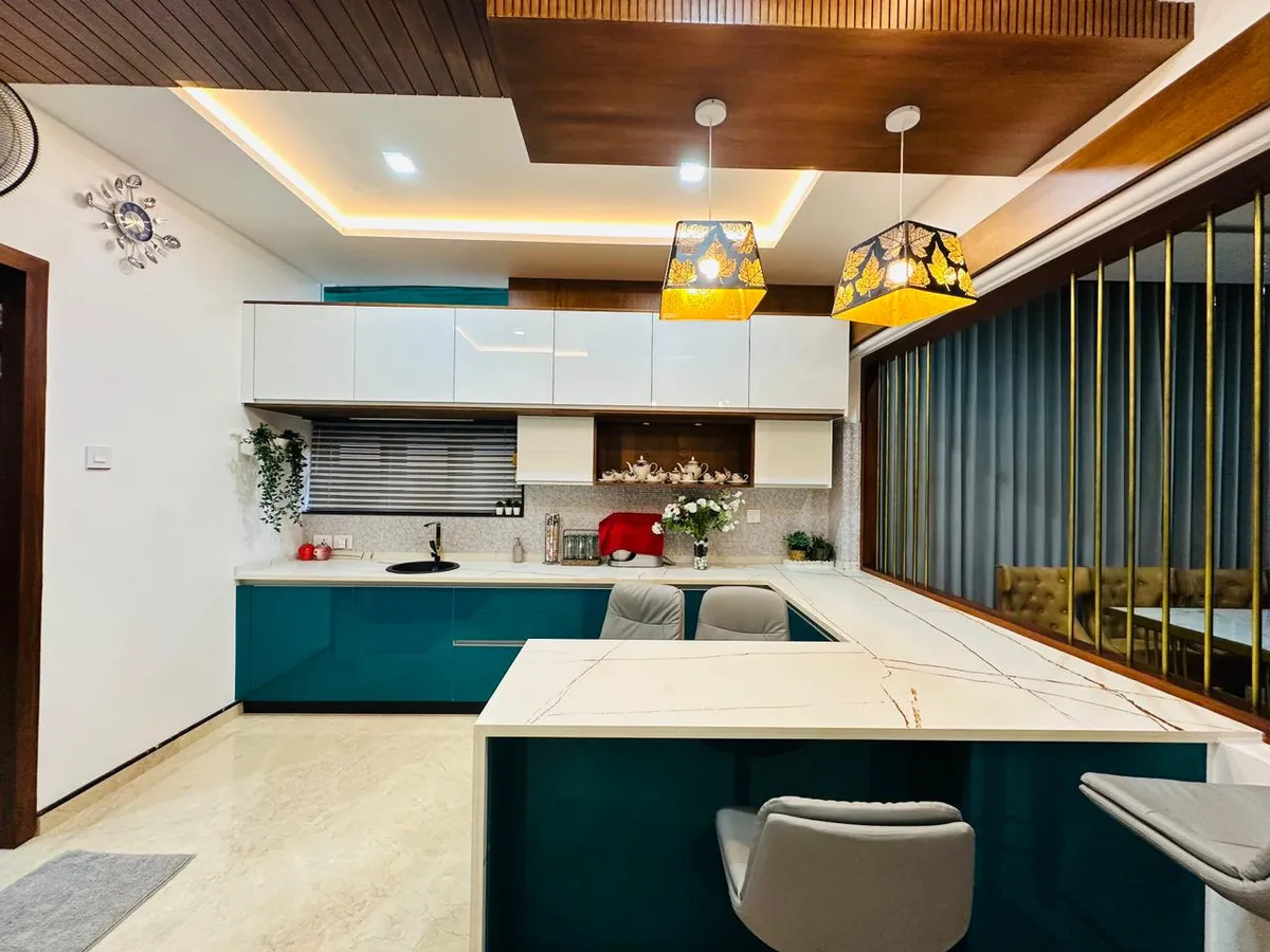 Sleek Kitchen and Wardrobes - Modular Kitchen & Wardrobes in Noida, Sleek Kitchen in Noida, Kitchen Noida — interior design portfolio in Noida